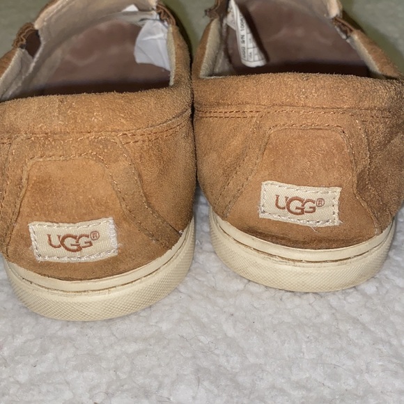 UGG Chestnut suede leather slip-ons -size 7 - Picture 6 of 6